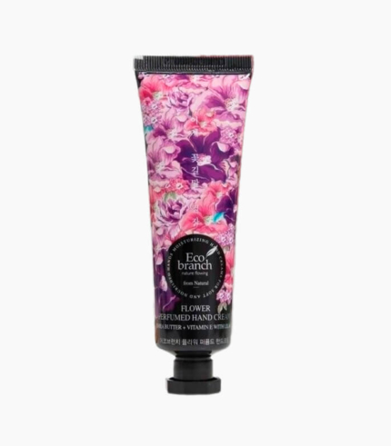 ECO BRANCH Flower Perfumed Hand Cream Shea Butter With Rose